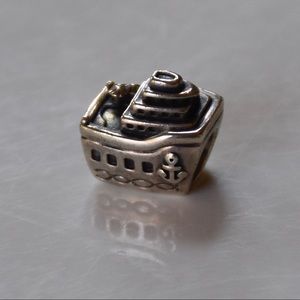 Pandora All Aboard Cruise Ship Silver Charm